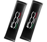 JianJunSuper 2 Piezas Protector Cinturon Coche para Fiat 500 500C 500X 500L,Cómodas Hombreras Funda Protectora Interiores Accesorios Automóviles