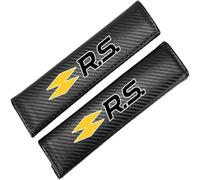 JianJunSuper 2 Piezas Protector Cinturon Coche para RS Line Clio Megane Scenic,Cómodas Hombreras Funda Protectora Interiores Accesorios Automóviles