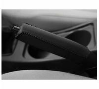 JIANQIAOFEI Cubierta Freno Mano del Coche para Jeep Wrangler 4-Doors/Sahara/Rubicon,PU Cuero Palanca Freno Mano Cubierta Protectora Antideslizante Interiores Accesorios,A/Black Line