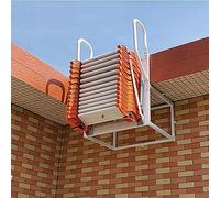 JIANSOZ Escalera de ático Plegable telescópica para Pared, Ideal para decoración del hogar, Acceso Manual al ático, Ahorra Espacio, fácil de Instalar.