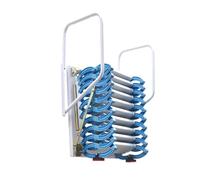 JIANSOZ Escalera Plegable telescópica Liviana para ático: Ahorra Espacio, Ideal para la decoración del hogar, portátil y fácil de almacenar, Uso en Interiores y ext