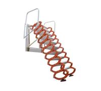 JIANSOZ Escalera telescópica para ático, Plegable, Manual, para Montaje en Pared, Ahorra Espacio, decoración del hogar y fácil Acceso a los áticos.