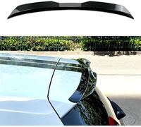 JIANXKILB Coche Alerón Trasero para Peugeot 206 2003 2004 2005 2006 2007 2008 2009, Aleron para Maletero Spoiler Alerón Techo Accesorios Coche Tuning,Bright Black