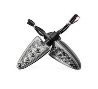 JIANYISR Luz Señal Giro Luz Para Tiger 1050/800/XC Daytona 675/R 675R 2009-2018 Luz direccional motocicleta Intermitente delantero/trasero(36mm)
