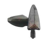JIANYISR Luz Señal Giro Luz Para Tiger Para 800 XC Daytona 675 1 par de luces intermitentes motocicleta(Smoked 36mm)