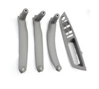 JIANYISR Manija Puerta Interior Coche Juego De 4 Uds De Cubierta De Manija De Puerta Interior LHD RHD De Fibra De Carbono Repuesto para X5 X6 E70 E71 2007-2012 2013(RHD Set Gray)