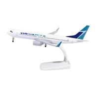 JIAOBING 20 Cm para WESTJET 737-800 Boeing 737 Modelo De Avión Diecast Metal Modelo Avión Avión Único