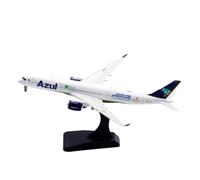 JIAOBING Avión Aleación, Regalo 1:400 para Azul Airlines Airbus A350-900, Avión Fundido A Presión, Modelo Jet, Tractor + Soporte