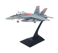 JIAOBING Maqueta Militar Caza F/A-18F De Fundición Presión A Escala 1/144,Modelo De Colección Terminado En Aleación del Escuadrón Sidewinder