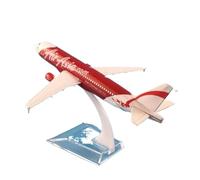 JIAOBING Modelo Colección Aviones En Miniatura para AirAsia Aircraft A320,Modelo De Avión De Aleación Metal, Modelo De Avión Fundido A Presión