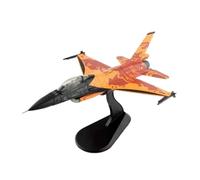 JIAOBING Modelo De Aleación A Escala 1/72 para Caza De F-16AM De La Fuerza Aérea Holandesa, Modelo Militar Ha3885, León Naranja