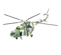 JIAOBING Modelo De Avión Fundido A Escala 1:72 para Helicóptero Militar MI8 De La Fuerza Aérea Polaca, Modelo 37042, Ornamento Estático