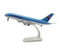 JIAOBING Modelo De Avión Metal Fundido Presión para Malaysia Airlines Model Avión Aleación MD-11 Modelo De Pantalla Estática Avión 18-20 CM(Korean A380)