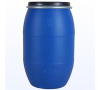 JIAOCKJIAO Bidón de Plástico Azul con Tapa, Barril de Boca Ancha Anillo de Cierre, bidon de Almacenamiento de Agua for envío y contenedor de Almacenamiento Industrial, Barril para Piensos(120L)