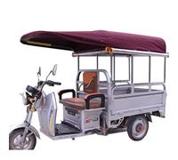 JIAOCKJIAO Funda Resistente para Triciclo, Cubierta Reflectante para Triciclos de Carga de 3 Ruedas para Almacenamiento Exterior, Lona Impermeable Integral(39x29in/100x75cm)