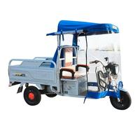 JIAOCKJIAO Toldo de Triciclo con Tiras Reflectantes, Toldo de Lona Reflectante para Triciclo, Funda Impermeable para Triciclo Apta para Todas Las Estaciones(Blauw,70-75cm/28-30in)