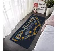 JIAOJING Alfombra Antideslizante con Estampado De Barbería para Sala De Estar Dormitorio Salón Cave Decoración De Alfombra Lavable Duradera Alfombras De Salón Alfombras De Salón 160X280Cm