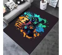 JIAOJING Alfombra De Diseño De Controlador De Juego para Sala De Estar Decoración Moderna del Hogar Sofá Alfombra De Mesa De Té Alfombra De Cama De Dormitorio 160X280Cm