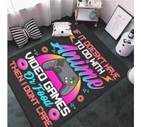 JIAOJING Alfombras Gamer para El Área del Hogar con Diseño De Controlador De Juegos, Alfombras Antideslizantes para La Decoración De La Cama De La Sala De Estar De Las Salas De Juegos 50X80Cm