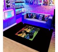 JIAOJING Alfombras Gamer para El Área del Hogar con Diseño De Controlador De Juegos, Alfombras Antideslizantes para La Decoración De La Cama De La Sala De Estar De Las Salas De Juego 80X150Cm