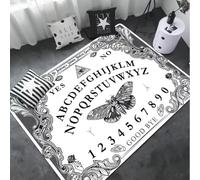JIAOJING Alfombras Largas De Tablero Ouija Estilo Nórdico Alfombras De Baño-Inodoro Alfombras De Dormitorio Junto A La Cama 50X80Cm