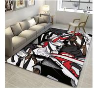 JIAOJING Carpet Basketball Shoes Sneakers Print Carpet Rug For Living Room Corridor Bedroom Door Mat Room Play Floor Mat 120X160Cm