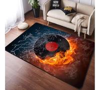 JIAOJING Juego De Batería Personalidad Música Alfombra Grande Antideslizante Esterilla Blanda para Salón Y Dormitorio 100X160Cm