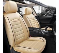 Jiaoqingni Fundas para Asientos de Coche para Maserati Grecale SUV Modena/S/GTS/Trofeo 2023 2024 2025,Cómodo Transpirable Cuero Juegos de Cubreasientos Coche Interior Accesorios,C-Beige Style