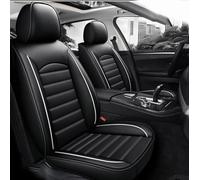 Jiaoqingni Fundas para Asientos de Coche para Maserati Grecale SUV Modena/S/GTS/Trofeo 2023 2024 2025,Cómodo Transpirable Cuero Juegos de Cubreasientos Coche Interior Accesorios,D-Black and White