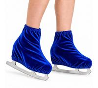 Jiaoshou Pan Cubrepatines M, Funda Patines para Patinaje Artístico 34-37 | Cubre Patines de Hielo o Ruedas, Funda Elástica para Botas de Patinaje en Negro, Azul o Blanco