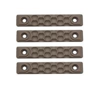 JIAPIKA 4 protectores de mano de nailon antideslizantes, protectores de repuesto de rieles de nailon, protectores de fácil instalación, protectores antideslizantes