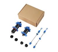 JIAPIKA Conjunto de cubo de rueda para bicicletas de montaña, carcasa de fibra de carbono, piezas de conversión de rodamientos sellados de 32 agujeros para montar en senderos