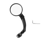 JIAPIKA Daily Ride - Visor trasero para bicicletas, lente convexa compacta con diseño de montaje final y brazo articulado para ciclismo de carretera, visor trasero, lente convexa, control de montaje
