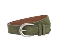 JIARY Cinturón De Ante,Cinturón De Gamuza para Mujer con Hebilla Plateada,Cinturón De Cuero Auténtico,Cinturón Casual para Pantalones Vaqueros Vestidos,Mode Suede Belt,C,105CM/41.3''