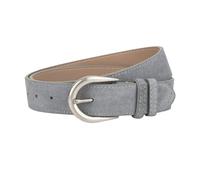 JIARY Cinturon Mujer Piel, Cinturón De Ante con Hebilla Plateada,Cinturón De Cuero Auténtico,Cinturón Casual Mujer para Pantalones Vaqueros Vestidos, Moda Suede Belt Women,D,105CM/41.3''