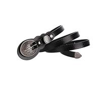 JIARY Cinturones para Mujer Cinturón de Cintura Cuero Real Remache Cinturón de Mujer,Negro,105cm