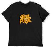 jiashunbi Steel Pulse Reggae Band Music T-Shirt Mens Unisex Black Tees