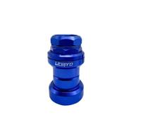 JIASHUNHE ArañAs para Bicicletas Auriculares con rodamiento Sellado for Bicicleta Plegable, ultraligeros, aleación de 98g, 34mm, Juego Cuencos modificados incorporados(Blue)