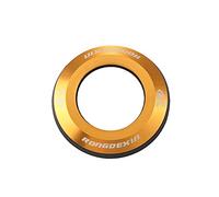 JIASHUNHE ArañAs para Bicicletas Piezas universales for Bicicleta de montaña, vástago, Carcasa Plana, Tapa for Auriculares, Junta tórica, Superior for(Gold)
