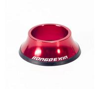 JIASHUNHE ArañAs para Bicicletas Tapa for Auriculares MTB, Cubierta Superior for vástago de Bicicleta Carretera, Junta tórica aleación Aluminio, Tubo Horquilla 28,6mm, Piezas for(Red)