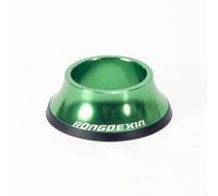 JIASHUNHE ArañAs para Bicicletas Tapa for Auriculares MTB, Cubierta Superior for vástago de Bicicleta Carretera, Junta tórica aleación Aluminio, Tubo Horquilla 28,6mm, Piezas for(Green)