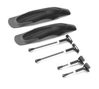 JIASHUNHE Guardabarros MTB Guardabarros Delantero y Trasero for Ciclismo de Carretera, 26 a 29 Pulgadas, fácil instalación, Guardabarros for Bicicleta, Piezas for(Front Rear Fender)