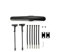 JIASHUNHE Guardabarros MTB Guardabarros Delantero y Trasero for Ciclismo de Carretera, fácil instalación, Soporte aleación Aluminio, Piezas Engranaje Fijo for Guardabarros Bicicleta(510K-Front)