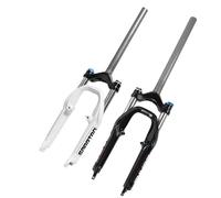 JIASHUNHE Horquilla MTB 1 Uds Tubo de Cabeza extensión 20 Pulgadas Bloqueo suspensión Bicicleta montaña Plegable Horquilla Delantera Amortiguador Impacto Frontal hidráulico modificación(Noir)