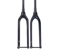 JIASHUNHE Horquilla MTB Horquilla rígida de Carbono for Bicicleta montaña, 29, 27,5 y 26 Pulgadas, Eje pasante 15 x 100 mm, Fibra cónica, for Ciclismo(29 Tapered Glossy)