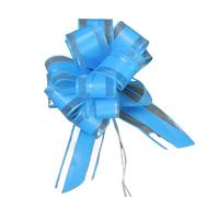 JIASHUNHE Lazos Regalo 5/10/20 Piezas de Lazos Hilo Nieve for Tirar la Cinta del Coche, Lazo for decoración cumpleaños, Boda, Flor(Blue,20PCS)