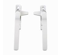 JIASHUNHE Manilla Ventana Pestillos de manija Ventana abatible aleación Aluminio, Hebilla Bloqueo Puerta Abierta plástico y Acero, Piezas Repuesto, tapón(Left)