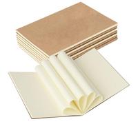 JIASI&JIESY Pack de 8 Mini Libretas B7 (12,5 x 9 cm) - Papel Crema - 30 Hojas/60 Páginas de Puntos (Punteado) - Bloc de Notas para Bullet Journaling, Notas y Listas de Tareas