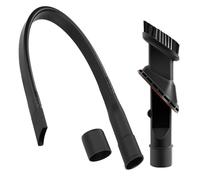 Jiavlyx 2 Piezas Flexible Crevice Tool, 62.5cm/24.6in Boquilla Larga Flexible, Boquilla Flexible para Aspiradora, Con Conexión de 35/32 mm, Boquilla Plana Larga, para Asientos Coche Muebles