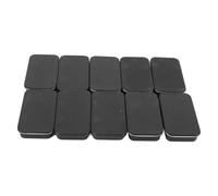 Jiawu 10 Piezas Elegante Caja de Metal con Tapa Deslizante para Bálsamo Labial, Cuentas de Menta, Solución de Almacenamiento Multifuncional en un Diseño Compacto, Perfecto para Joyas y Lápices